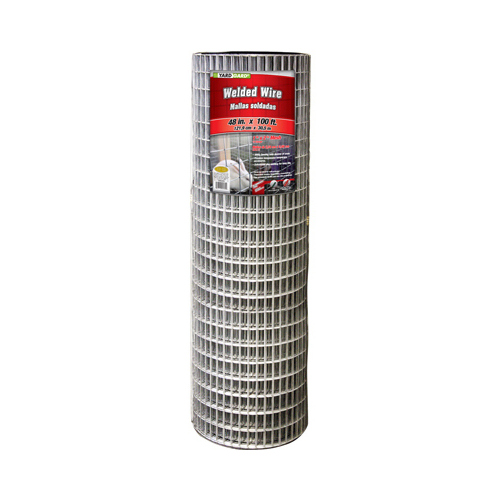 Galvanized Welded Wire Fence, 2 x 1-In. Mesh, 14-Ga., 48-In. x 100-Ft.