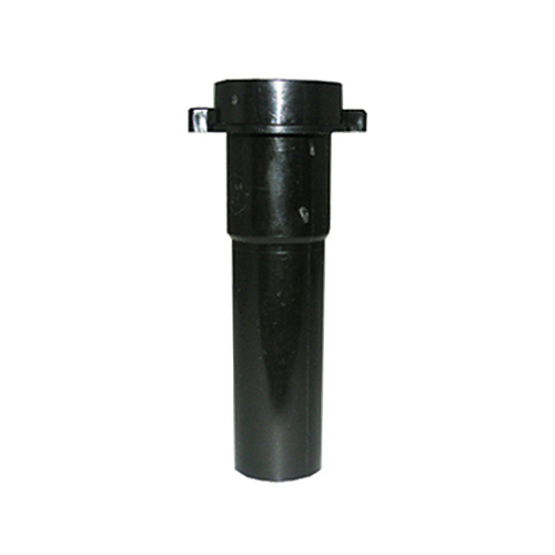 Drain Extension, Slip Joint, Black Plastic, 1.5 x 6-In.