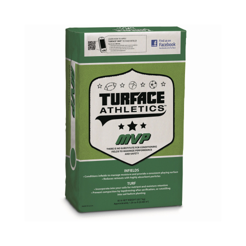TURFACE ATHLETICS 70972341 MVP Soil Conditioner, Granular, Brown/Buff, 50 lb Bag