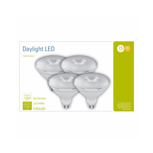 LED Light Bulbs, 15-Watts, 1,300 Lumens - pack of 4