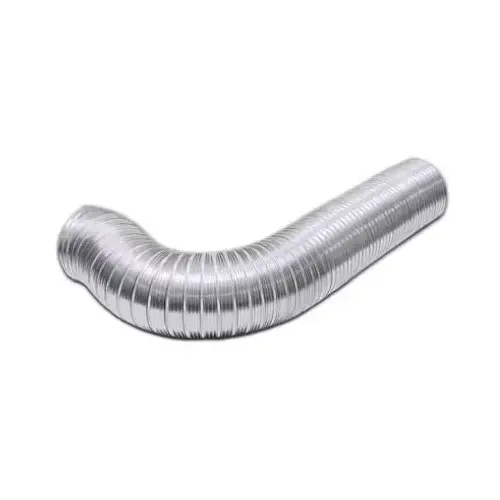 Aluminum Semi-Rigid Duct, Flexible, 7 In. x 8 Ft.