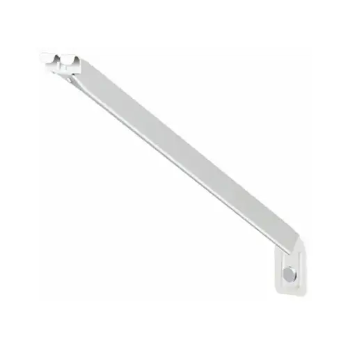 Support Bracket, Steel Pair White