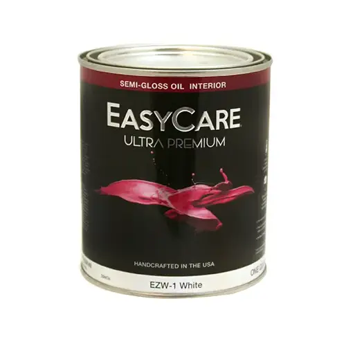 Ultra Premium Kitchen & Bath Enamel Paint, Oil Base, White Pastel Base Semi-Gloss, 1-Qt.