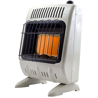 Mr. Heater F299810 Vent-Free Radiant Heater, 11-1/4 in W, 22-1/2 in H, 10000 Btu Heating, Propane