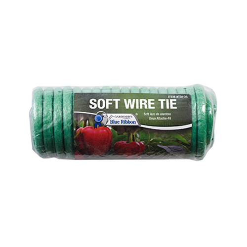 Plant Wire Tie, Soft Foam-Coated, 32.5-Ft.