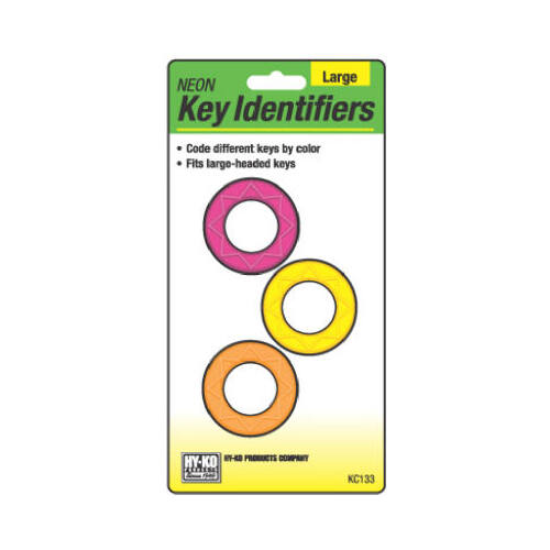 HyKo Large Key Identifiers 3/Card, 51 OFF