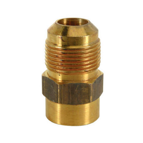 Gas Connector With Fitting, Pro-Coat Stainless Steel, 16-In.