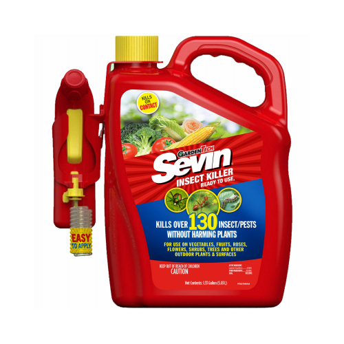 Ready-to-Use Insect Killer, Liquid, Spray Application, Garden, 1.33 gal Bottle