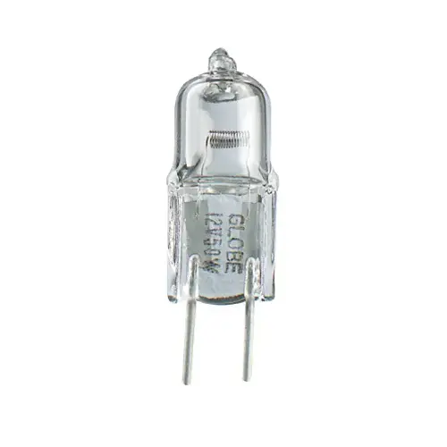 100-Watt Halogen Light Bulb, Bi-Pin Base, 2-1/8-In. - pack of 6