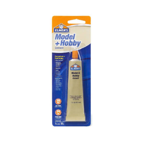 ELMER'S PRODUCT INC E1013 Model & Hobby Cement, 1-oz.