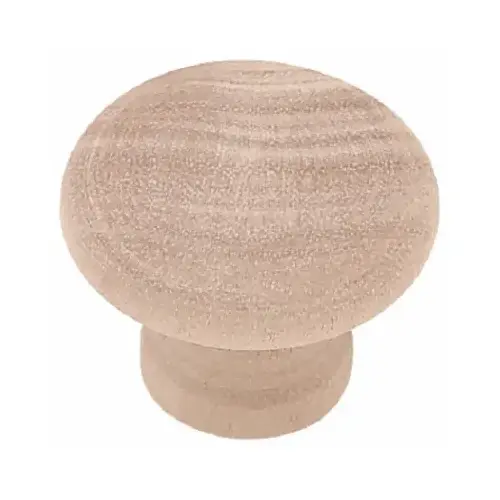 Liberty P10512H-BIR-C Rowland Cabinet Knob, Birch Wood, 1-3/16-In. Round