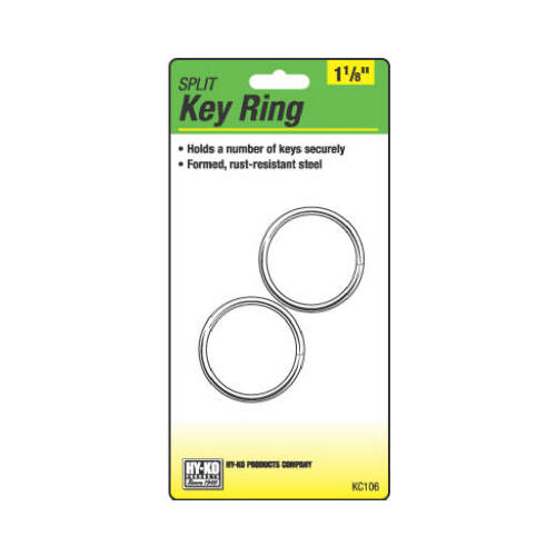 HY-KO PROD CO KC106 Split Key Ring, 1-1/8-In