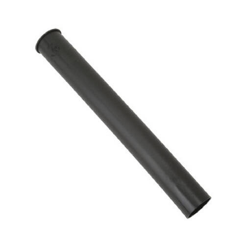 Flanged Kitchen Drain Tailpiece, Black Plastic, 1-1/2 OD x 12 In.