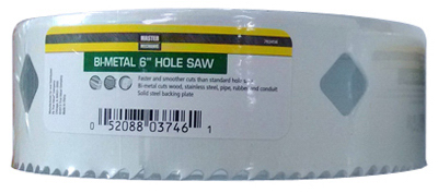 Master Mechanic 703456 Bi-Metal Hole Saw, 6-In.