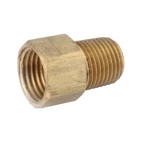 Anderson Metals 54348-0502 Brass Threaded Inverted Flare Connector, 5/16 x 1/8-In.