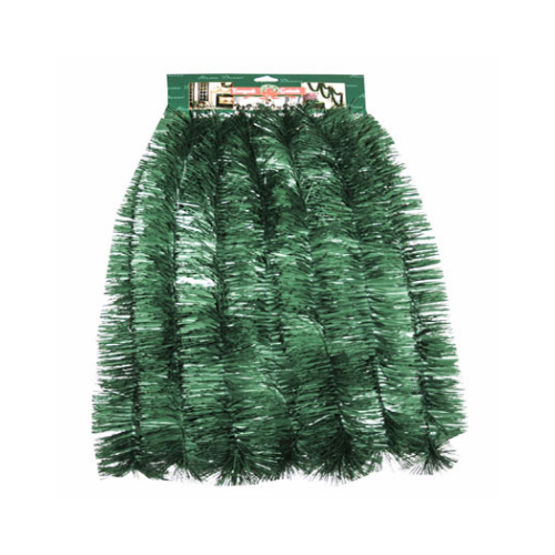 F C Young ID35186-6 Solid Green Pine Garland, 3-In. x 18-Ft.