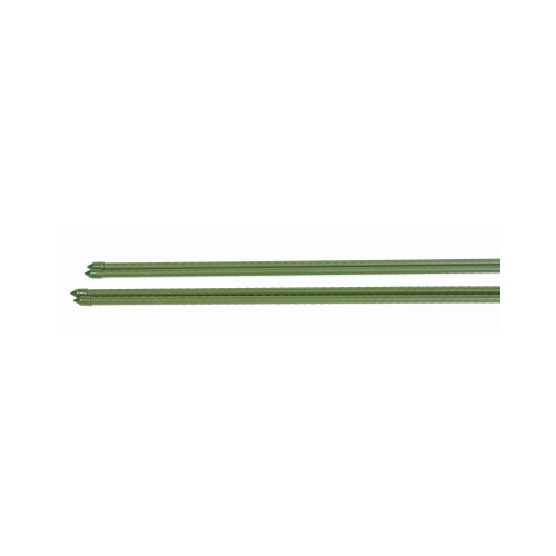 Plant Stake 72" H Green Steel Green
