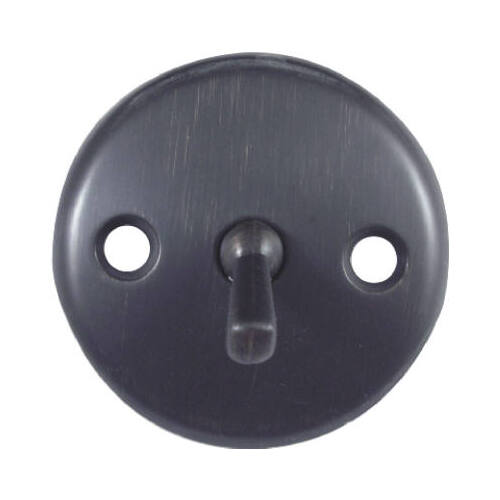 Tub Overflow Plate With Trip Lever, Oil-Rubbed Bronze