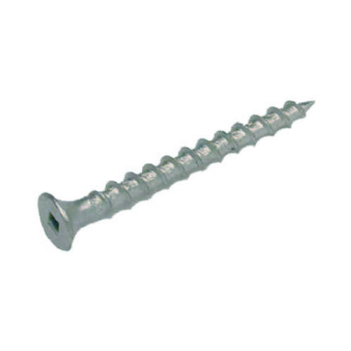 Deck Screws, Flat Bugle Head, Coarse Thread, Hardened Steel, #6 x 2-In - pack of 50