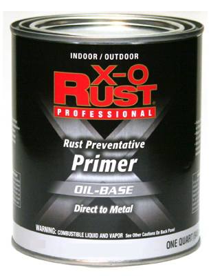 TRUE VALUE MFG COMPANY 1280-QT Metal Primer, Oil-Base, Interior/Exterior, Gray, 1-Qt.