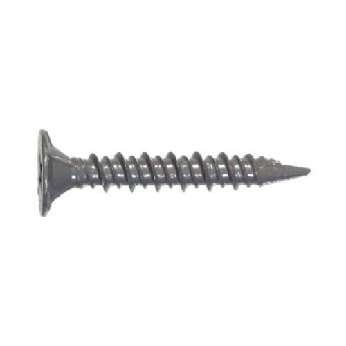 Fas-n-Tite Cement Board Screws, Phillips Head, Gray Ceramic, 1.25-In. x #8 - pack of 75