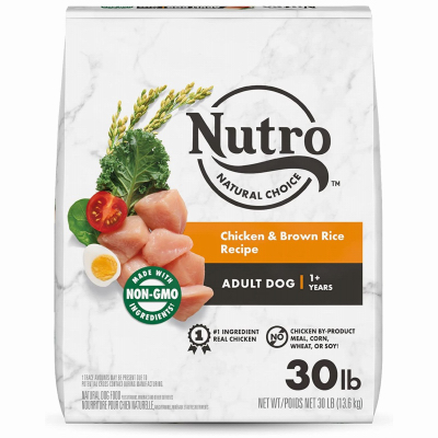 AMERICAN DISTRIBUTION & MFG CO 11662 Natural Choice Adult Dry Dog Food, Farm Raised Chicken, Rice Sweet Potato, 30 Lbs.