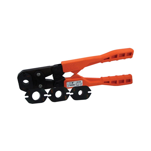 SharkBite 23100 Multi-Head Kit, 3/8 to 1 in Crimping, Orange Handle
