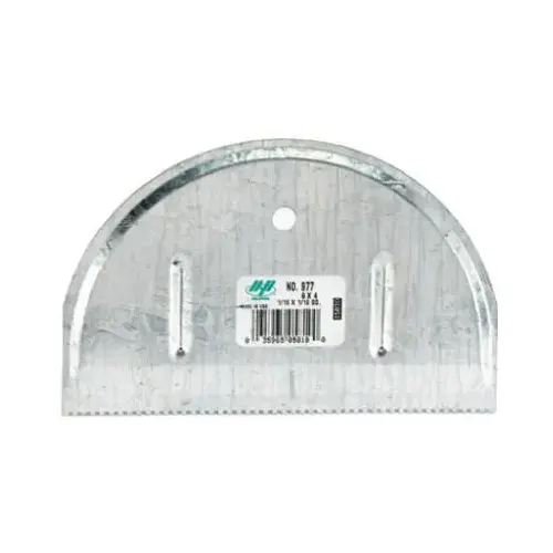 Marshalltown 15812 Spreader, 4 in W Blade, Notched, Ribbed Blade