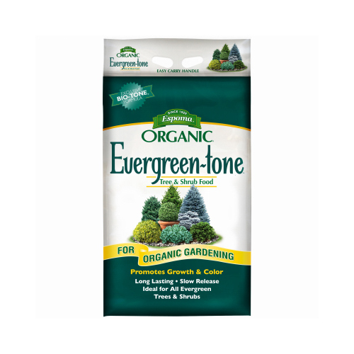 Evergreen-tone Plant Food, 18 lb Bag, 4-3-4 N-P-K Ratio