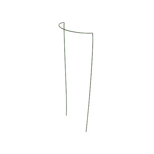 Plant Support, Half-Round, Green Coated Steel, 12-In. - pack of 12