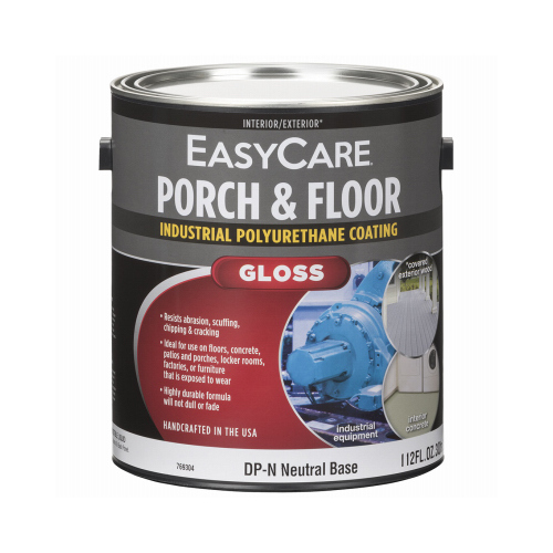 Premium Interior/Exterior Gloss Polyurethane Floor & Trim Enamel, Neutral Base, 1-Gallon