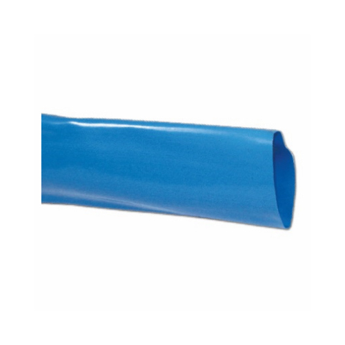 Water/Discharge Hose, Blue PVC, 1-1/2 I.D. x 1-11/16-In. O.D. x 50-Ft.