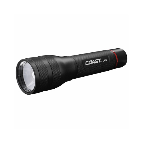 COAST CUTLERY 30122 Pure Beam Focusing Flood & Spot LED Flashlight, Weatherproof, 1,400 Lumens