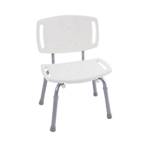 Bath Safety Adjustable Tub & Shower Chair, White