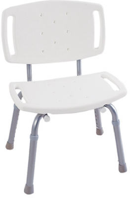 Liberty Hardware DF599 Bath Safety Adjustable Tub & Shower Chair, White