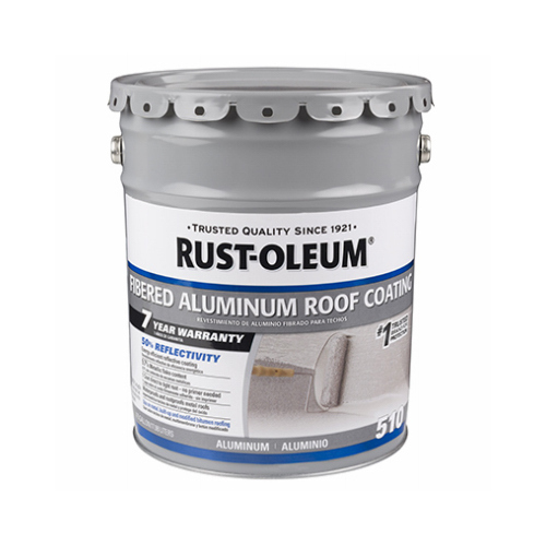 Rust-Oleum 301997 COATING RF FIBERED ALUMN 5GAL Gray