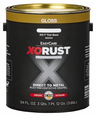 TRUE VALUE MFG COMPANY XOT-GL Premium Interior/Exterior Anti-Rust Enamel, Gloss Tint Base, Oil-Base, 1-Gallon