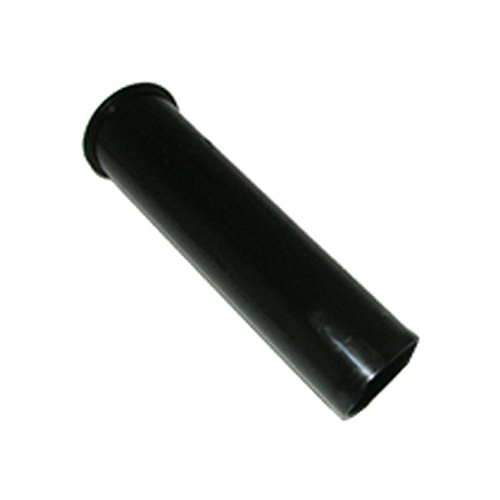 Flanged Kitchen Drain Tailpiece, Black PVC, 1.5 x 6-In.