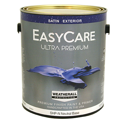 TRUE VALUE MFG COMPANY SHPN-GL Ultra Premium Exterior WeatherAll Latex Paint, Satin Neutral Base, 1-Gallon