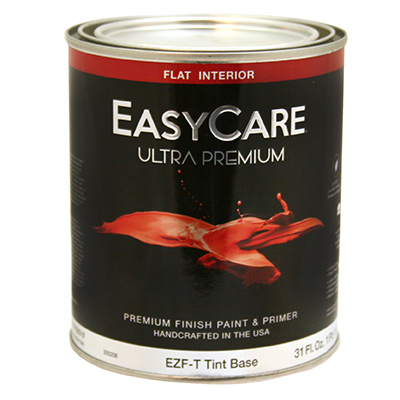 TRUE VALUE MFG COMPANY EZFT-QT Interior Latex Paint & Primer, Tint Base, 1-Qt.