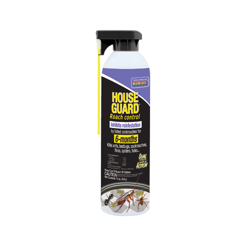 Ant and Roach Killer, Liquid, Spray Application, 15 oz White