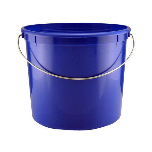 Plastic Pail, Blue, 5-Qts.