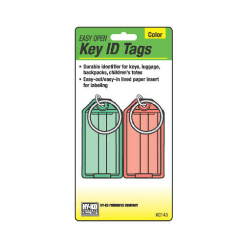 2GO Series Key Tag, Metal Pair