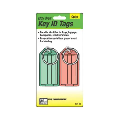 2GO Series Key Tag, Meta - 2 per pack x5 packs