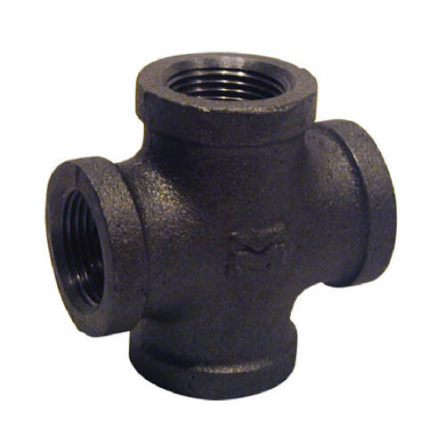 Southland 521-004HC Black Pipe Fitting, Cross, 3/4-In.