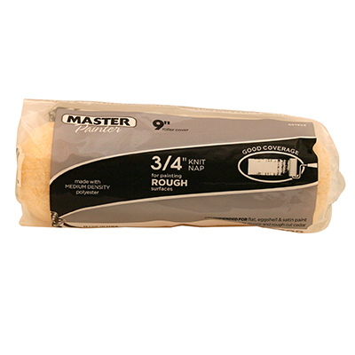 TRUE VALUE APPLICATORS MPS934-9IN Paint Roller Cover, 3/4-In.-Nap, 9-In.