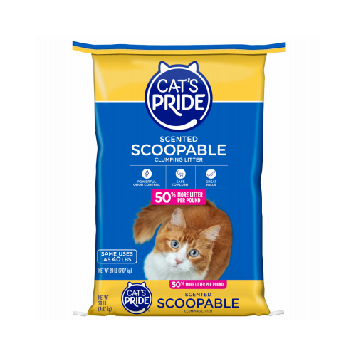 Oil Dri 1924 Scoopable Flushable Cat Litter, 20Lbs.
