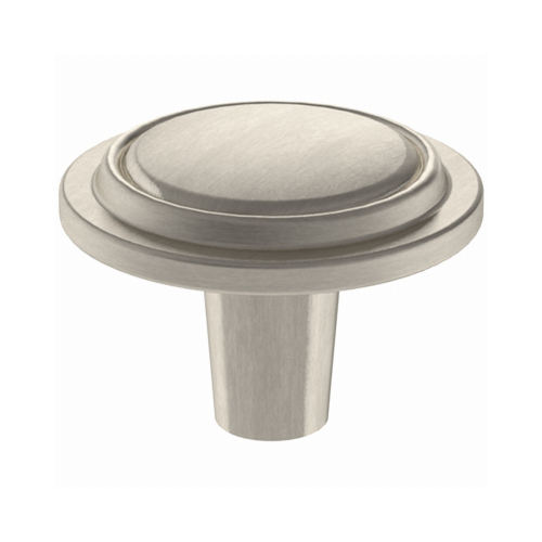 Top Ring Cabinet Knobs, Satin Nickel, 1-1/4-In. Round - pack of 10