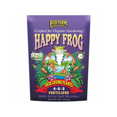 FoxFarm FX14610 FoxFarm Happy Frog Acid Loving Dry Fertilizer, 4-Lb.