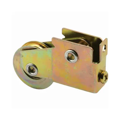 D 1509 Roller Assembly, 1-1/4 in Dia Roller, 5/16 in W Roller, Steel, 1-Roller Bronze